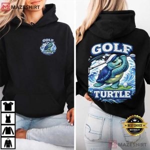 Golf Turtle Funny T Shirt (4)