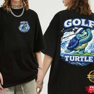 Golf Turtle Funny T Shirt (1)