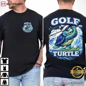 Golf Turtle Funny T-Shirt
