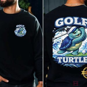 Golf Turtle Funny T Shirt (3)