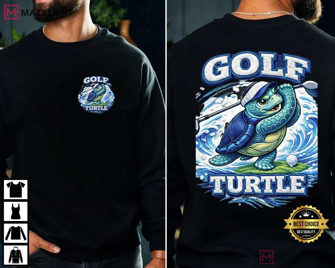 Golf Turtle Funny T-Shirt Golf Turtle Funny T-Shirt