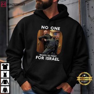 No One Wants To Fight For Israel Brian McGinnis Senate Protest T Shirt (4)