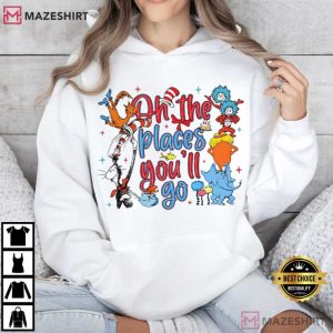 Oh The Places You Will Go Vintage Read Across America T Shirt (3)