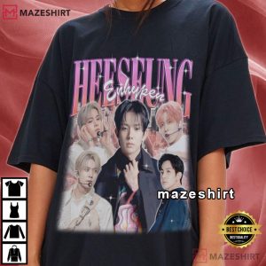 Lee Heeseung ENHYPEN Kpop Merch Retro T-Shirt