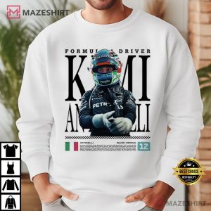 Kimi Antonelli F1 Racing Fan Merch T Shirt (4)