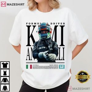 Kimi Antonelli F1 Racing Fan Merch T Shirt (1)