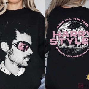 Kiss All The Time Harry Styles Disco Occasionally Fan T Shirt (2)