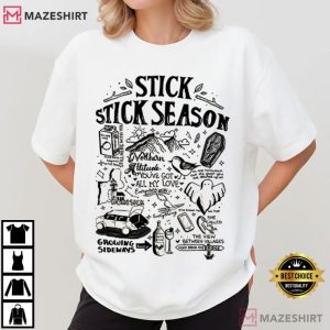 Noah Kahan Stick Season Music Fan Gift T-Shirt