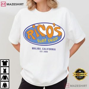 Hannah Montana Rico's Surf Shop Logo Disneyworld Channel T Shirt (2)