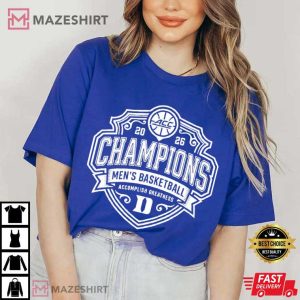 Duke Blue Devils Men's Basketball ACC Champs 2026 Royal T Shirt (2)