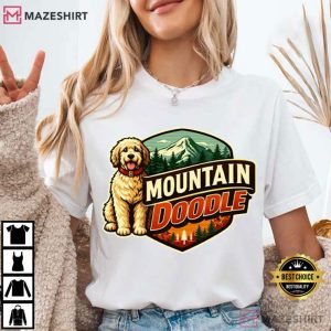 Mountain Doodle Funny Mountain Dog Lover T Shirt (2)