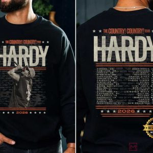 Hardy Tour 2026 Country Music Concert T Shirt (2)