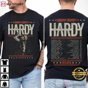Hardy Tour 2026 Country Music Concert T-Shirt