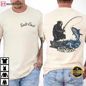 Skeleton Salt Cast Fishing T Shirt (1)