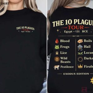 The 10 Plagues Tour Passover Jewish Pride Pesach Funny T Shirt (3)