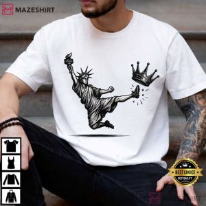 No Kings Statue Of Liberty Anti Trump Protest T Shirt (4)
