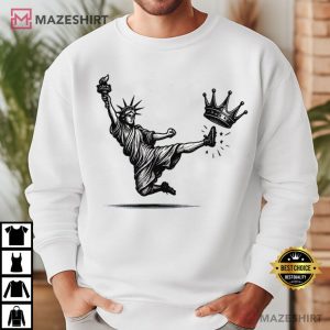 No Kings Statue Of Liberty Anti Trump Protest T Shirt (3)