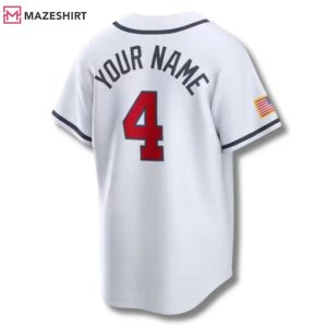 USA Baseball Fan Custom Name Number Supporter Baseball Jersey (1)