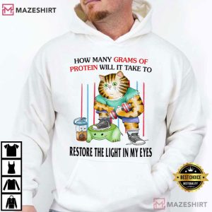 Gym Cat Weightlifting Funny T Shirt (4)