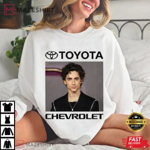 Toyota Chevrolet Timothée Chalamet Fan Merch T Shirt (1)
