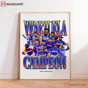 Venezuela Baseball World Champion 2026 Poster