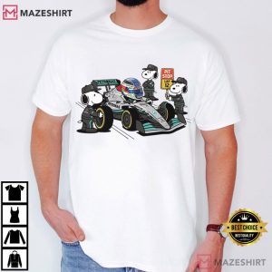 Kimi Antonelli Snoopy Pit Crew F1 Mercedes Racing Cartoon T Shirt (3)