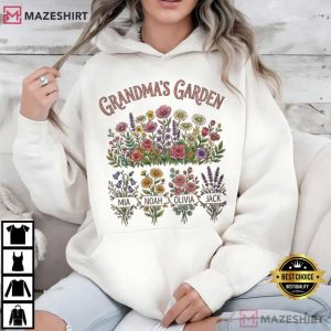 Grandma's Garden Personalized Mother's Day T Shirt (1)