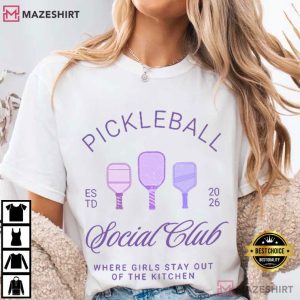 Pickleball Social Club Game Day T Shirt (1)