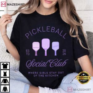 Pickleball Social Club Game Day T-Shirt