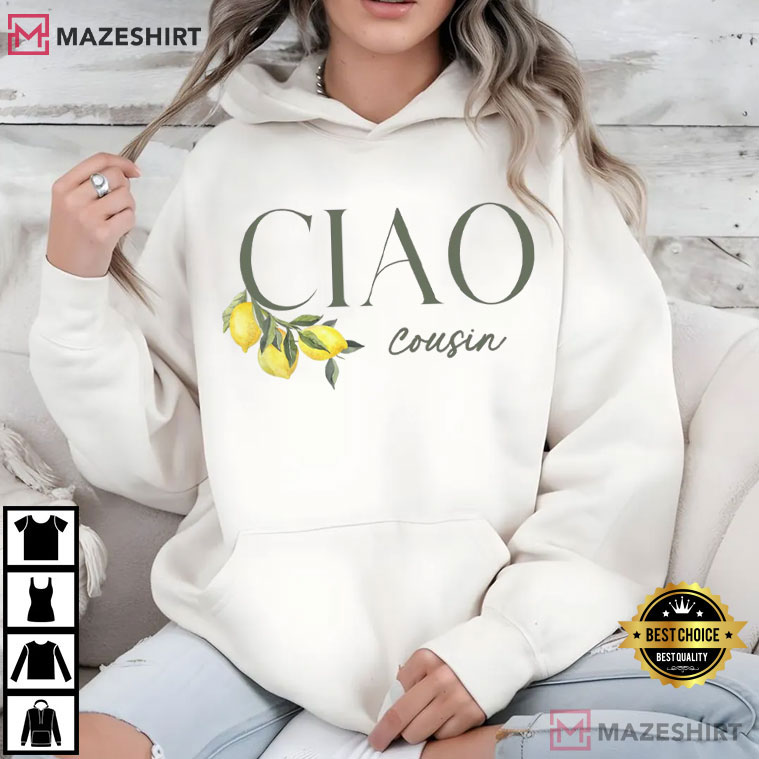 Ciao Custom Italian Lemon Cottagecore Summer T-Shirt