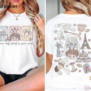 Disney Ratatouille Little Chef Remy Paris France Gusteau's T Shirt (