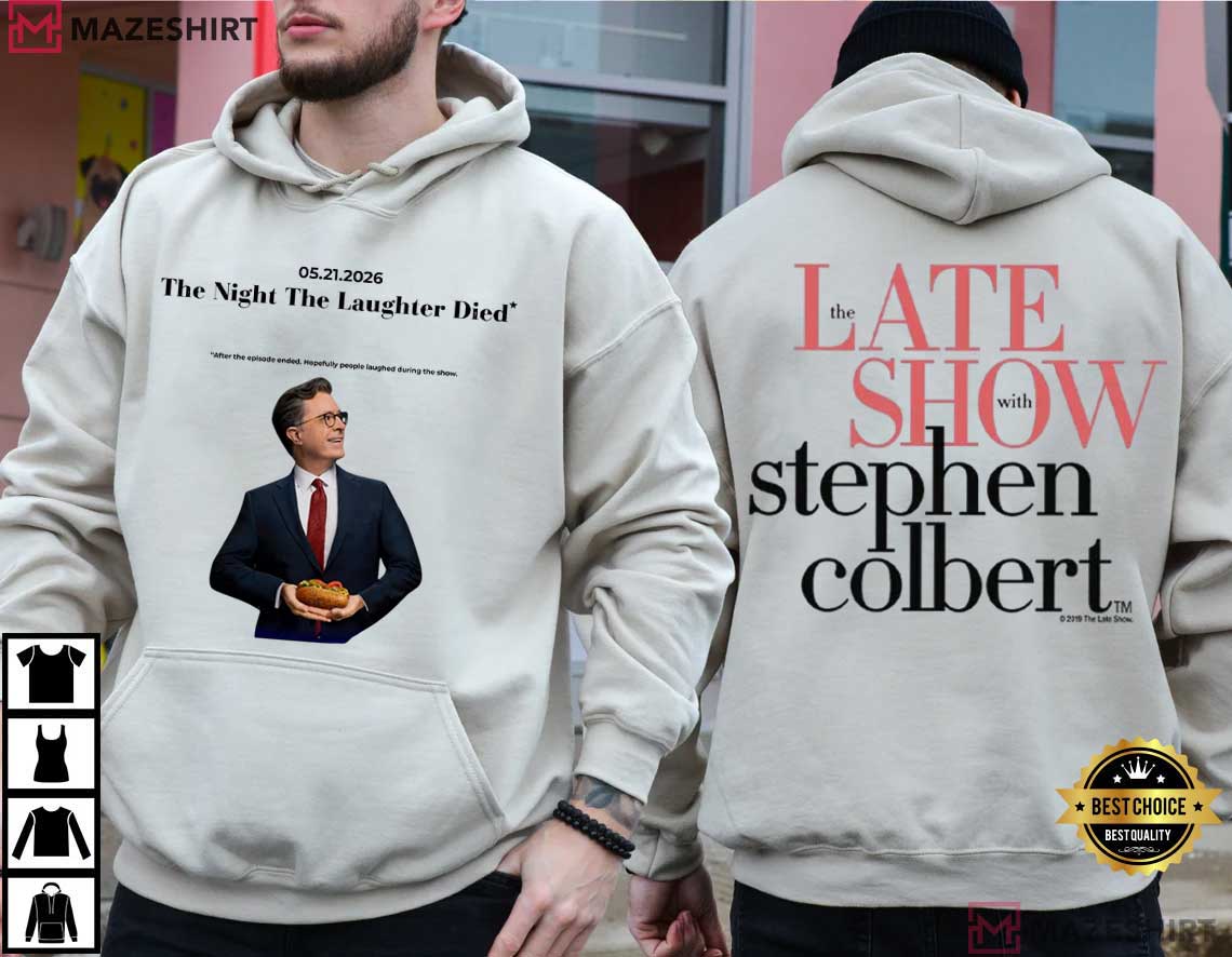 The Last Show With Stephen Colbert 2026 Farewell T-Shirt The Last Show With Stephen Colbert 2026 Farewell T-Shirt