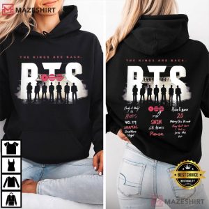 BTS Arirang Tracklist The Kings Are Back 2026 Album T Shirt (4)