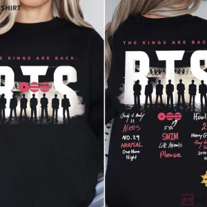 BTS Arirang Tracklist The Kings Are Back 2026 Album T Shirt (3)