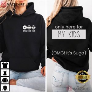 BTS Only Here For My Kids World Tour Merch Concert Custom T Shirt (4)