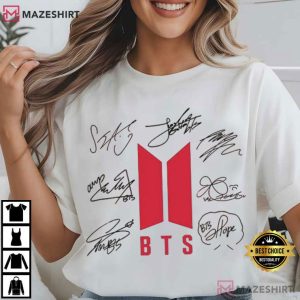 BTS World Tour 2026 The Kings Are Comebacks Signature T Shirt (2)