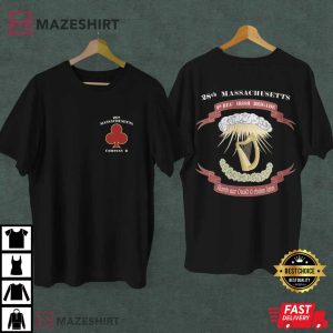 Civil War 28th Massachusetts Company B Official T Shirt (1)