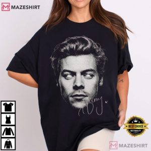 Harry Styles Kiss And Disco Big Face Funny Fan Gift T Shirt (2)