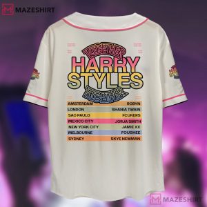 Harry Styles Together Tour 2026 Concert Merch Fan Baseball Jersey (1)