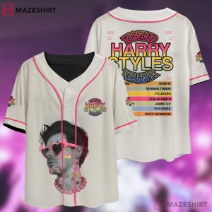Harry Styles Together Tour 2026 Concert Merch Fan Baseball Jersey