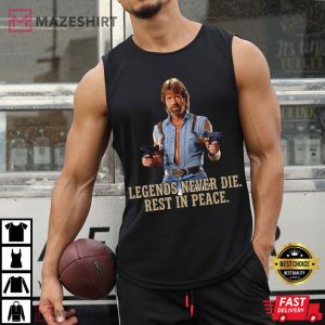 Chuck Norris Legends Never Die Rest In Peace 1940–2026 Memorial T Shirt (4)