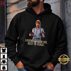 Chuck Norris Legends Never Die Rest In Peace 1940–2026 Memorial T Shirt (2)