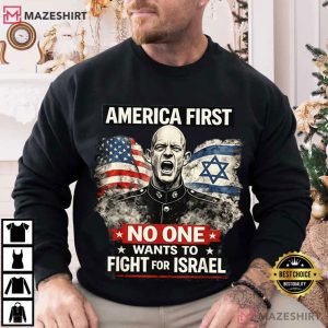 Anti Trump No One Wants To Fight For Israel Brian McGinnis Protest T Shirt (1)