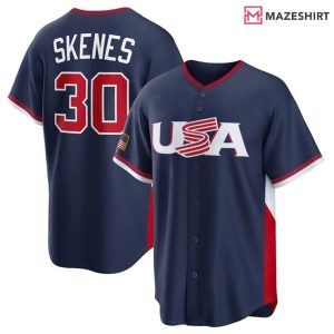 Paul Skenes USA World Baseball Classic Baseball Jersey (3)