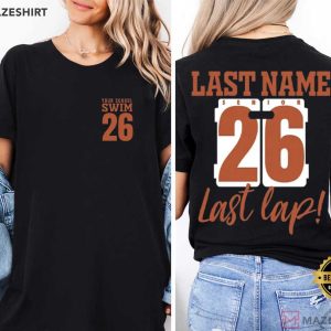 Senior Last Lap Swim Athlete Graduation T Shirt (1)