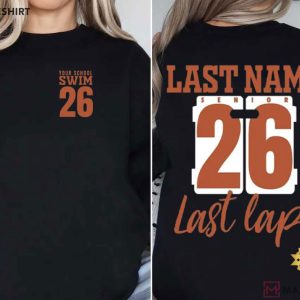 Senior Last Lap Swim Athlete Graduation T Shirt (3)
