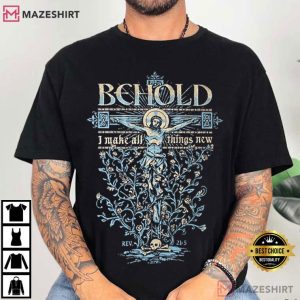 Jesus Behold I Make All Things New Catholic T Shirt (1)