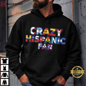 Crazy Hispanic Fan San Antonio Spurs Colorful T Shirt (3)
