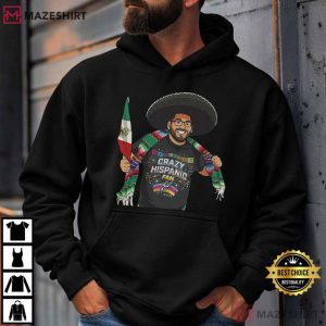 Crazy Hispanic Spurs Fan Basketball Game Day T Shirt (3)