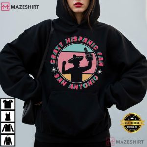 Crazy Hispanic Spurs Fan Basketball Team Pride T Shirt (4)